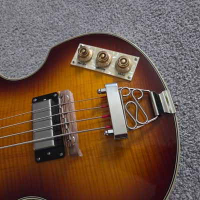 Epiphone Viola Bass with Okume Fretboard 2021 - Present - Vintage Sunburst image 5