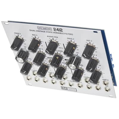 AJH Synth Gemini 2412 Eurorack Dual Filter Module (SEM) (Silver) image 2