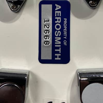 Eastwood Tom Hamilton's Aerosmith, Airline Map DLX  White "Dressing Room Bass" (#23) 2000s - White image 3