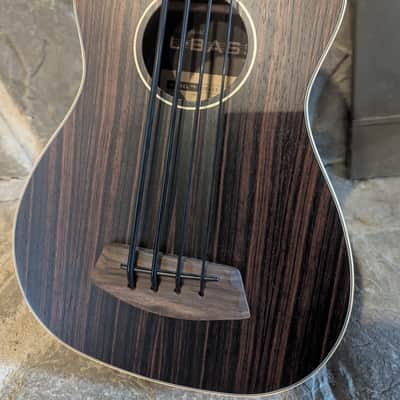 Kala U-Bass Fretless Striped Ebony with Bag image 3