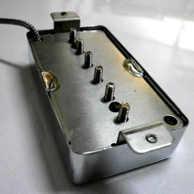 Humbucker Sized P90 Pickup Open cover Hand Wound PAF Size Single Coil Q Bridge Neck by Q pickups image 5