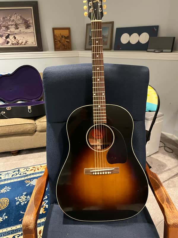 Gibson Custom Shop Historic 1942 Banner J-45 2020 - Present - Vintage Sunburst image 1