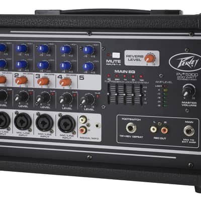 Peavey PV5300 5-Channel Powered Mixer 2010s - Black image 3