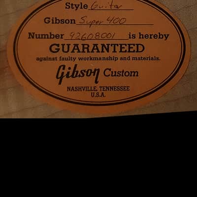 Gibson Custom Shop Super 400 CES 1998 - Wine Red image 8