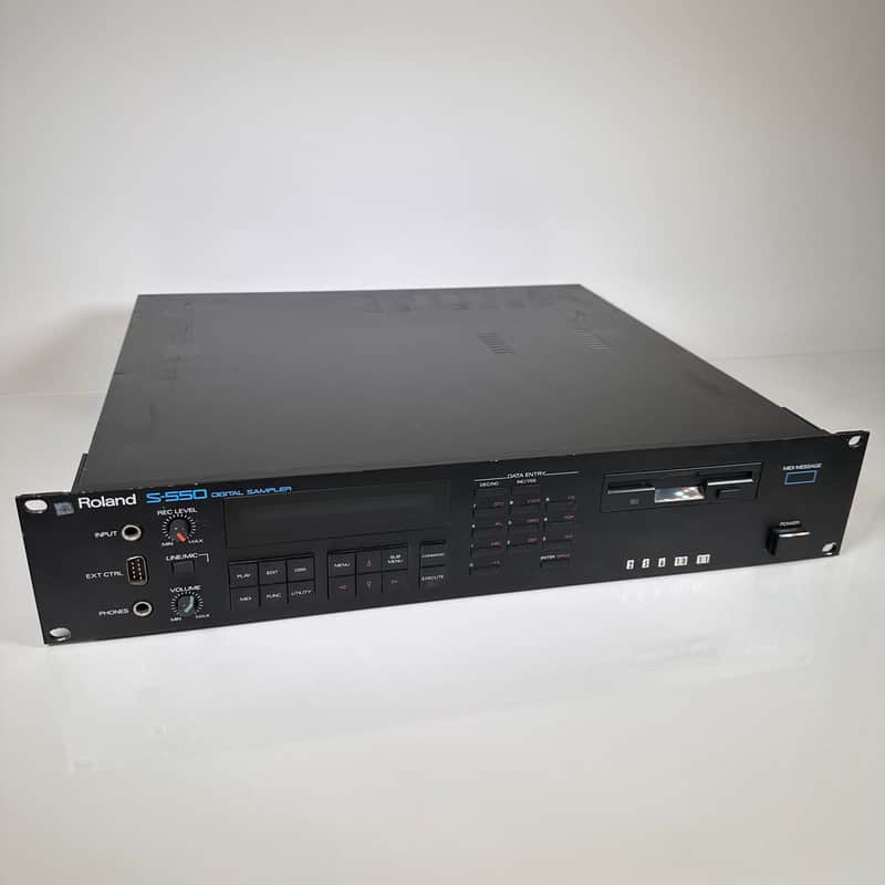 Roland S-550 Vintage Digital Sampler Rack Module 12-Bit image 1