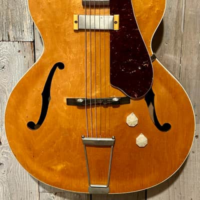 1950's Epiphone Century E422 Hollowbody Natural Blonde Arch Top Jazz Box, Pro Setup & Ships Fast ! image 4