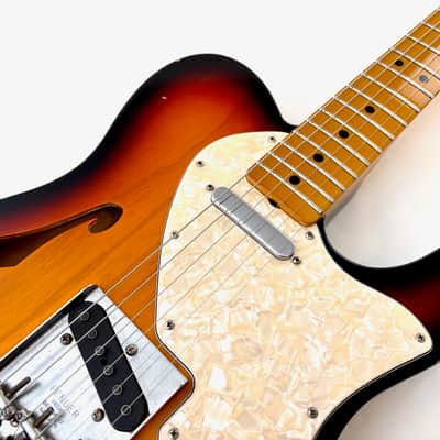 Fender Telecaster Thinline 68 Greg Fessler Masterbuilt 2010 Custom Shop Sunburst image 4