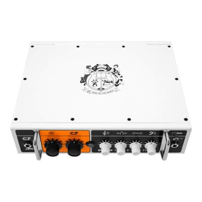 Orange Little Bass Thing 500-Watt Class-D Bass Amp Head 2020 - Present - White / Orange / Black image 3