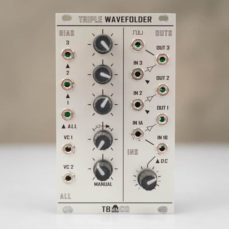 Toppobrillo Triple Wavefolder Eurorack Module w/ Tiptop Stackcable #58429 image 1
