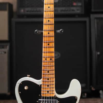 Fender Custom Shop 1970s Tele Custom Heavy Relic, Quartersawn Maple Fingerboard Electric Guitar - Super Faded Aged Sonic Blue with Hardshell Case image 4