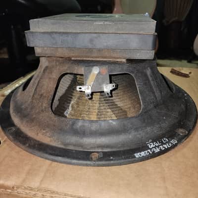 Vintage Fender 012742 12" 8 Ohm Speaker Pair from Super Twin - Tested, One Cone Repair image 9