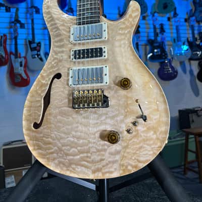 PRS 2025 Wood Library Special 22 Semi Hollow, Custom - Quilt Natural, Paisley Case, Signature Dealer / 553 image 5