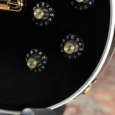 Gibson '70s Les Paul Custom Electric Guitar - Ebony with Hardshell Case image 12