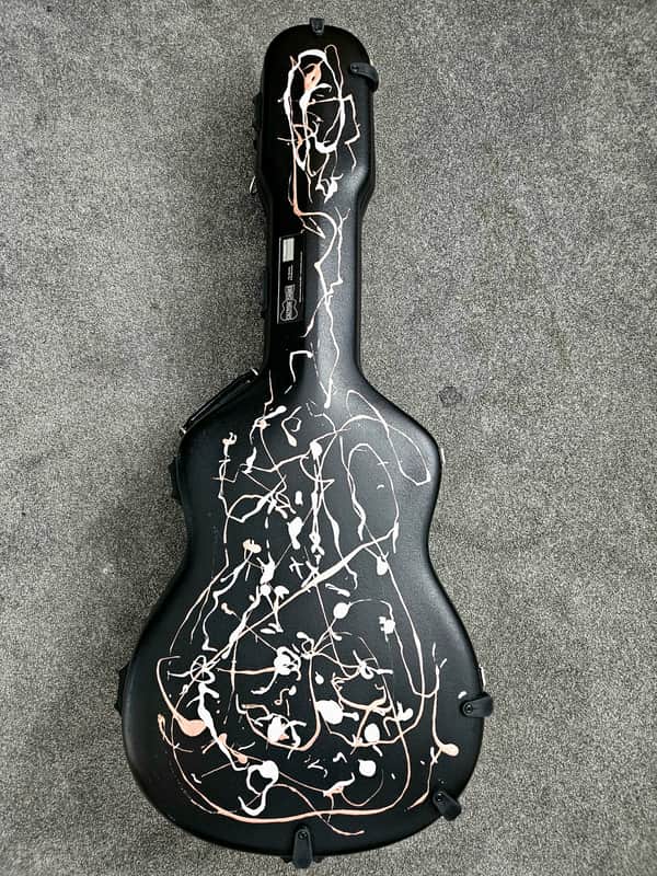 Calton Guitar Case V2  - Excellent Condition For Taylor TZ5 or similar size guitar, inc Telecaster 2018 - Present - Black image 1