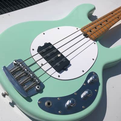 Sterling Ray 34 Electric Bass Guitar Music Man Stingray Mint Green NICE image 1