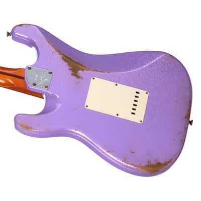 Fender Custom Shop MVP 1960 Stratocaster Relic - Lavender Stardust - Masterbuilt Levi Perry - Dealer Select Master Vintage Player Series Electric Guitar - NEW! image 4