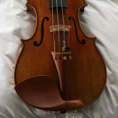 Amati high end copy 7/8 size violin sweet sound pro setup w. case image 1