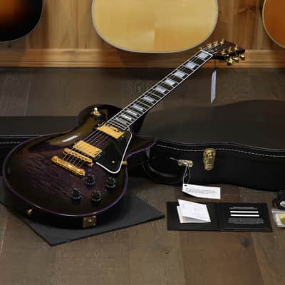 Minty! 2023 Gibson Custom Shop Les Paul Custom Electric Guitar Purple Widow + COA OHSC