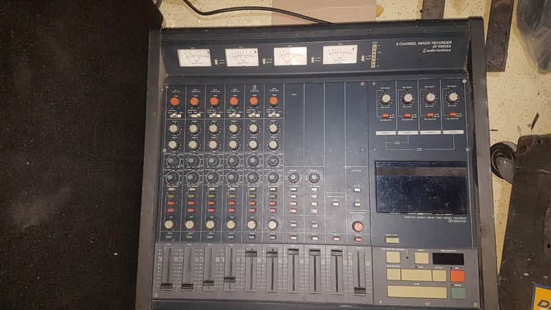 80's AUDIO TECHNICA AT - RMX 64 MIXER & 4 TRACK TAPE RECORDER image 1