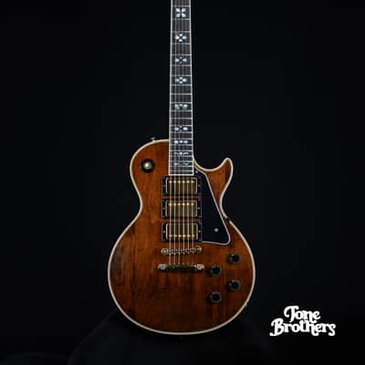 MINTY w/ 2nd Gen Chainsaw Case! 1977 Gibson Les Paul Artisan Walnut image 2