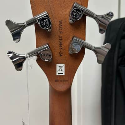 Warwick Rockbass Alien Deluxe 4 String Fretless Acoustic Electric Bass - Natural image 5