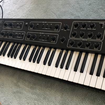 Sequential Prophet 600 61-Key 6-Voice Polyphonic Synthesizer 1982 - 1985 - Black with Wood Sides image 6