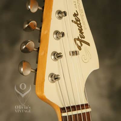 original 1964 Fender JAZZMASTER Olympic White w/matching headstock image 10