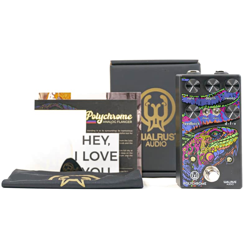Walrus Audio Polychrome Flanger Analog Flanger / Vibrato Effects Pedal image 1