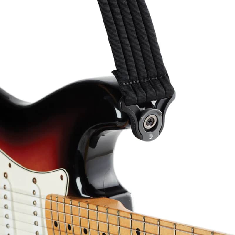 D'Addario Auto Lock 2" Guitar Strap Padded with Stripes 50BAL01 image 1