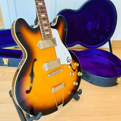 Epiphone Elitist Casino, w/Case, Near Mint, 2008 - Vintage Sunburst image 6
