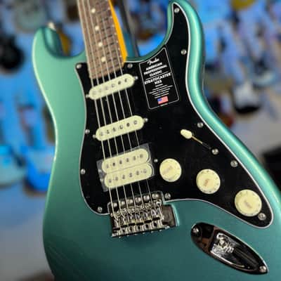 Fender American Professional Classic Stratocaster HSS Electric Guitar - Faded Sherwood Green Metallic GET PLEK'D! 186 image 4