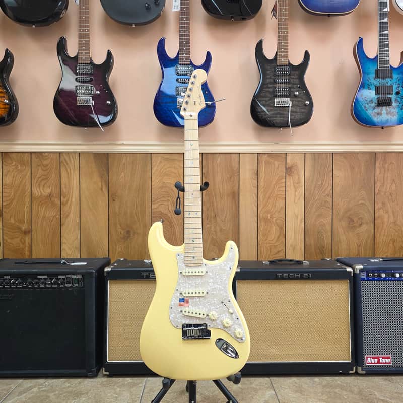 Fender American stratocaster deluxe 2009 - Olympic pearl image 1