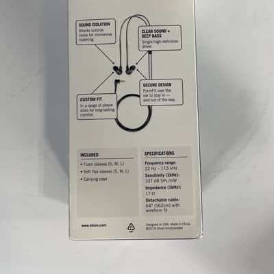 Shure SE215 Single Driver In-Ear Monitors, Black image 3