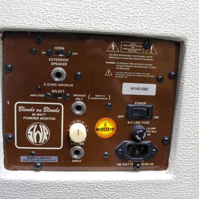 SWR Blonde On Blonde - Powered Extension Cabinet -Very Good - Rare image 5