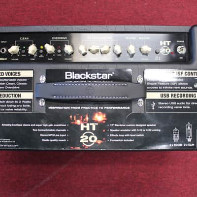 Blackstar HT-20R MKII 2-Channel 20-Watt 1x12" Guitar Combo with Reverb 2019 - 2021 Black image 7