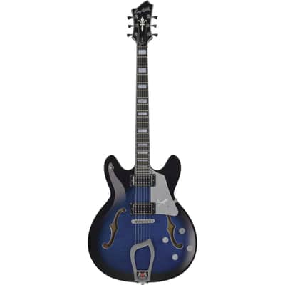 Hagstrom Super Viking Limited Dark Baltic Sea - Semi Acoustic Guitar image 1