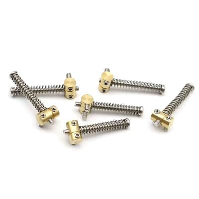 6pcs Brass Materiel Guitar Telecaster Tele Style Bridge Saddles image 2