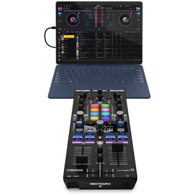 Reloop Mixtour Pro High-quality, Ultra-portable, All-in-one Four-deck DJ Controller with Audio Interface image 10