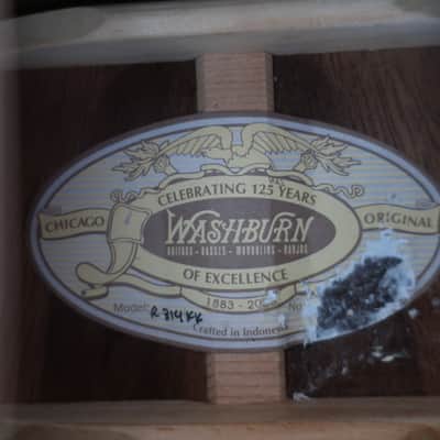 Washburn R314KK Spruce/Trembesi Parlor 2016 - Natural Parlor Guitar Rare 1890s Golden Era Period Correct Recreation Limited Edition Long Discounted Model No Coffin Case image 15