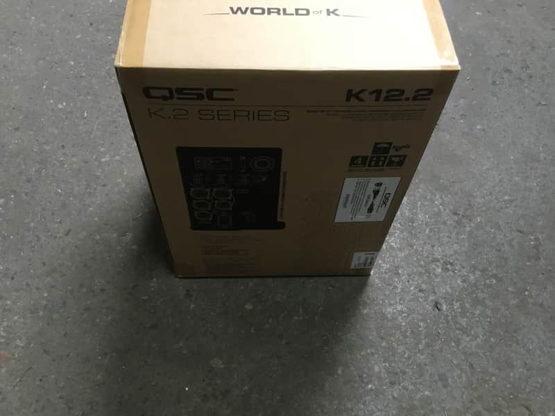 QSC K12.2 2-Way 2000-Watt 12" Active Loudspeaker - Black image 1