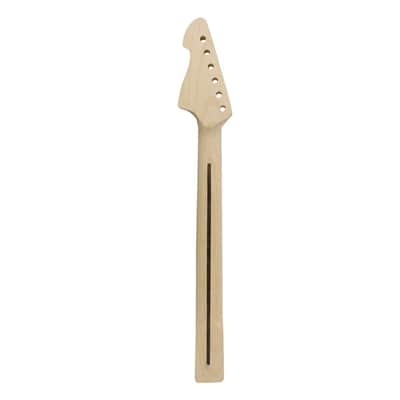 Electric Guitar Neck Big Head, 22 Fret 648mm Maple wood Rosewood Fingerboard Square inlay Guitar Heads, Bolt on heel image 2