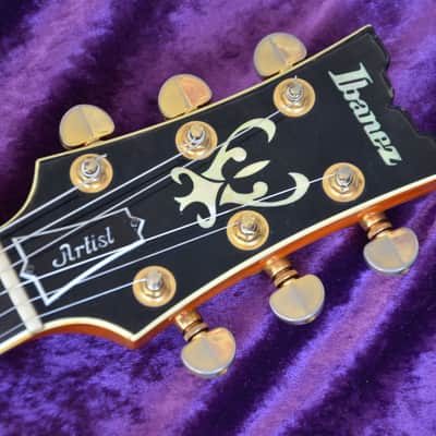 REDUCED! Ibanez Artist 2618 real vintage/made in Japan 1977*rare first series=49 years old! This fine instrument sounds/plays/looks really great*has US-made Seymour Duncan SH4+SH2N pickups that produce a fat vintage LP tone* Bild 14