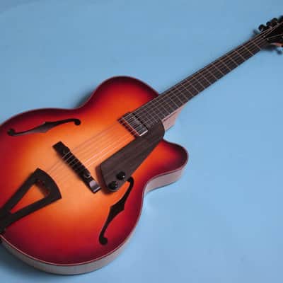 Stephen Andersen Model 17 Custom Sunburst top, Natural back & sides image 1