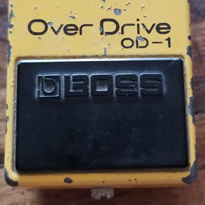 Boss OD-1 Long Dash Silver Screw 1977-1981 8 Pin JRC4558 Chip Japan Black Label image 3