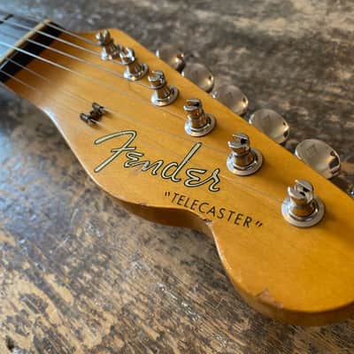 Vintage 1986 Fender Telecaster 1962 Custom Reissue Piano Black FujiGen Built image 6