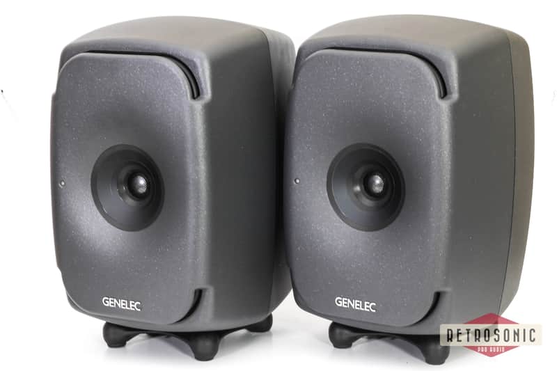 Genelec 8341 SAM Three-way Coaxial Studio Monitor Pair 2019 Grey image 1