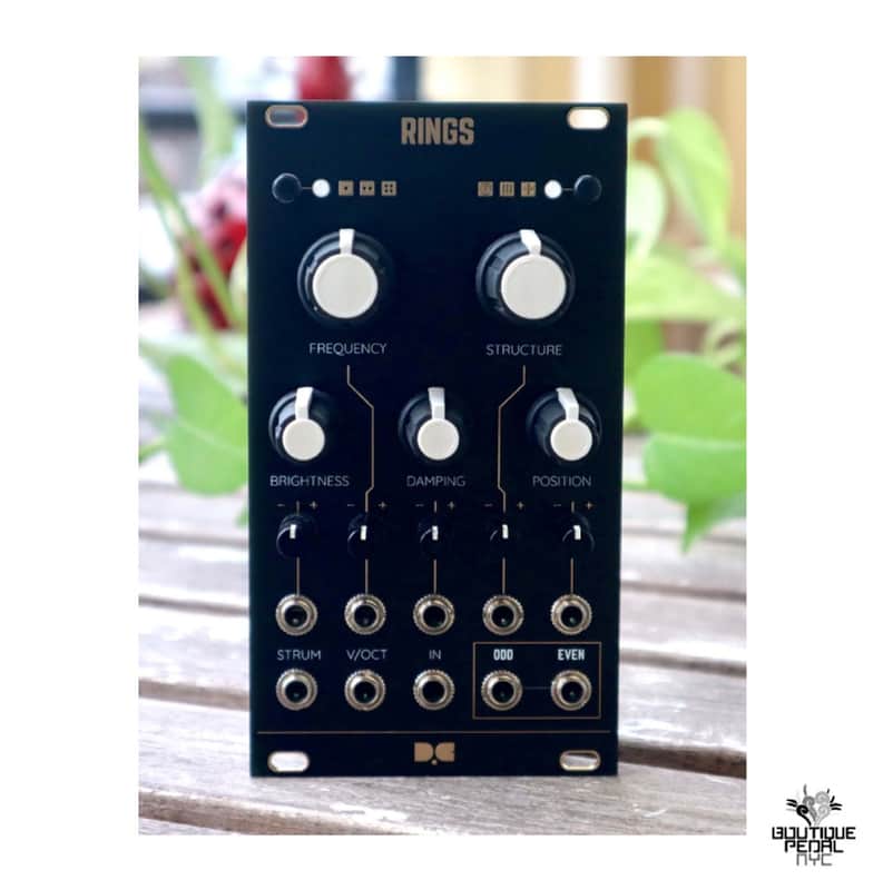Dusty Clouds RINGS Alternative panel Matte Black / Gold (BPNYC) image 1