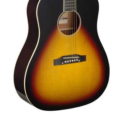 Stagg Left-Handed Dreadnought Guitar - Sunburst - SA35 DS-VS LH image 1