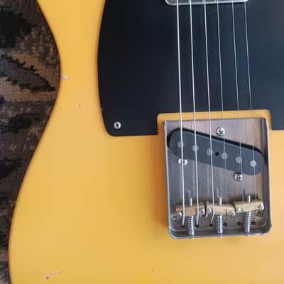 Nash T-52 - Boat V Neck - Lollar Pickups - 2005 - Light Aging Butterscotch Blonde image 3