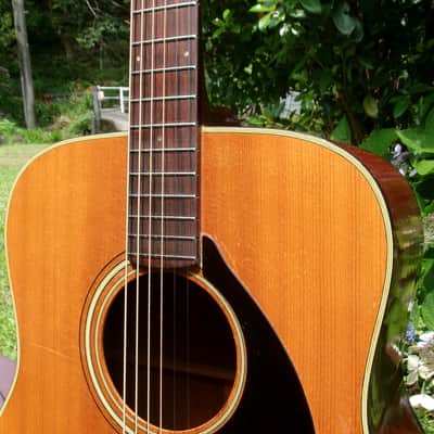 1971 Yamaha FG180 Red Label Nippon Gakki+Rocket Case image 3